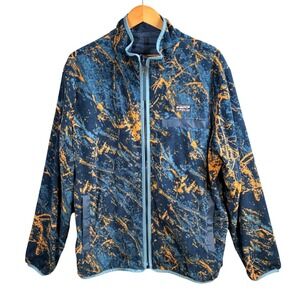 Reversible Fleece Jacket Mens Large Zip Up Outdoor Performance Gorpcore Athletic